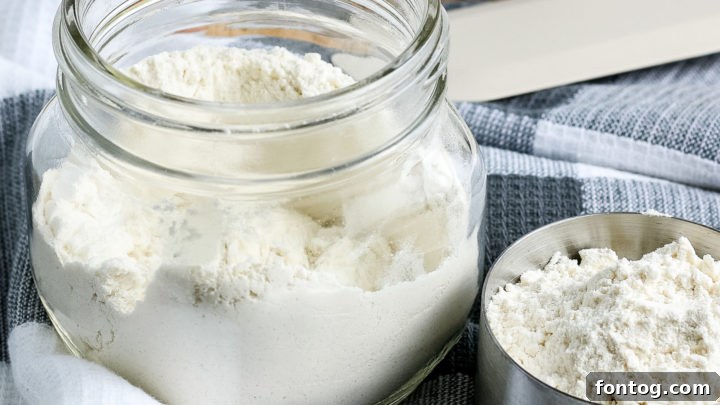 Easy Homemade Pancake Mix, can be made gluten-free or with gluten