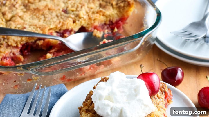 Amazing Classic Cherry Dump Cake, easy to make and gluten-free