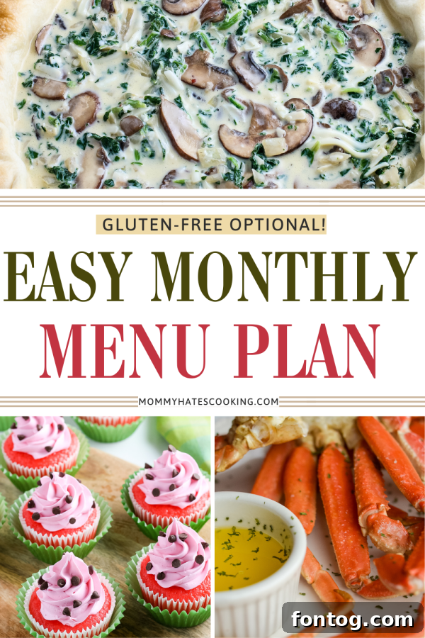monthly meal plan