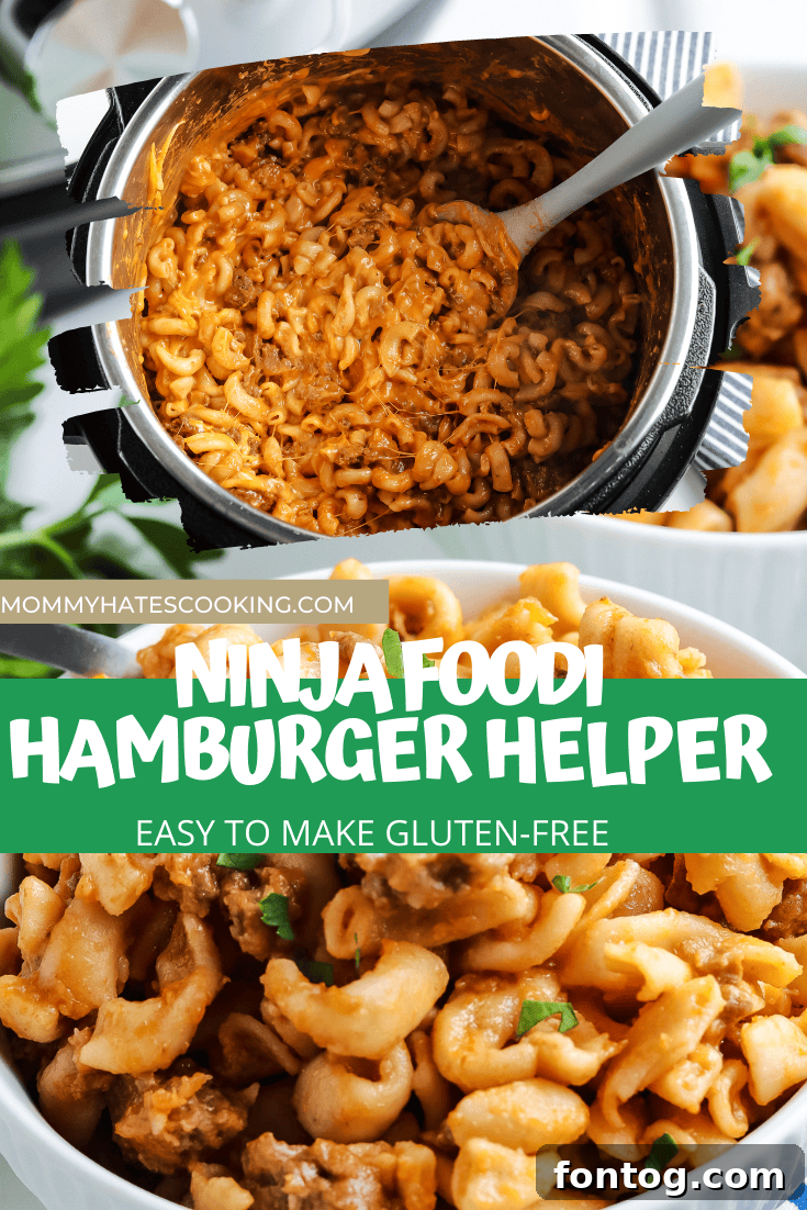 Ninja Foodi Hamburger Helper