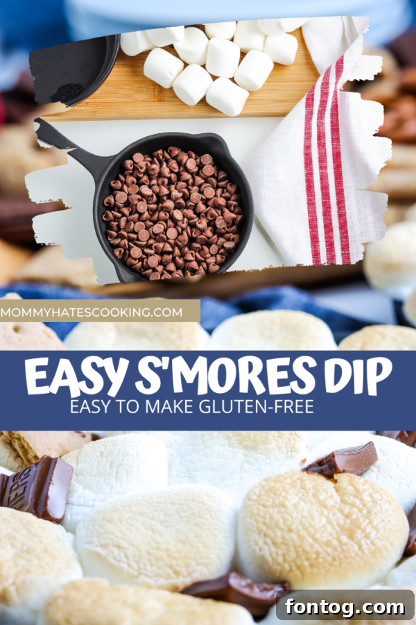 Effortless S'mores Treat 9 S'mores Dip social media banner image