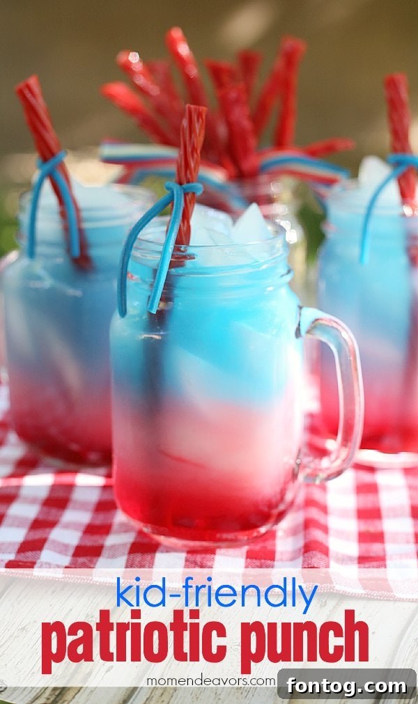 Kid-Friendly Patriotic Punch recipe