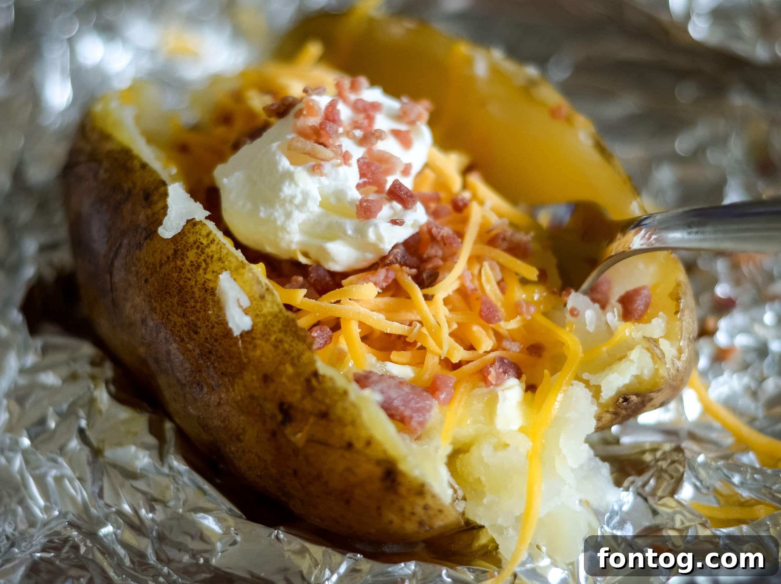 Smoked Baked Potatoes