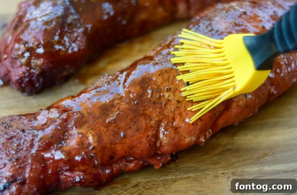 Smoked pork tenderloin on the pellet grill grates