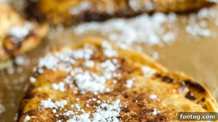 Sweet and flaky Air Fryer Apple Pies, individual hand pies.