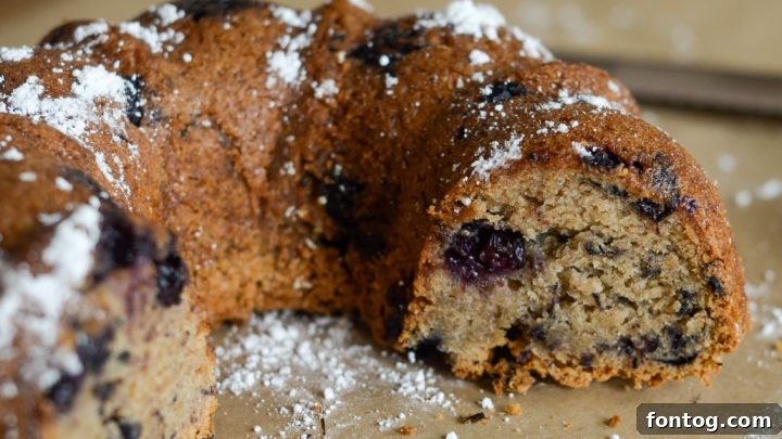 A classic Blueberry Bread, a simple and delicious depression-era recipe.