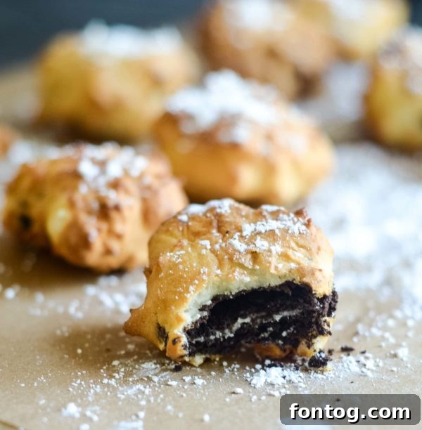 Delicious air fryer Oreos, a popular treat that can easily be adapted for gluten-free diets.
