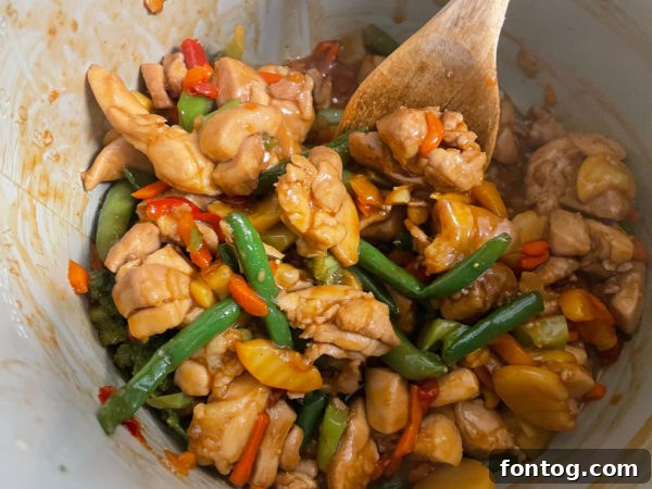 ninja foodi chicken stir fry