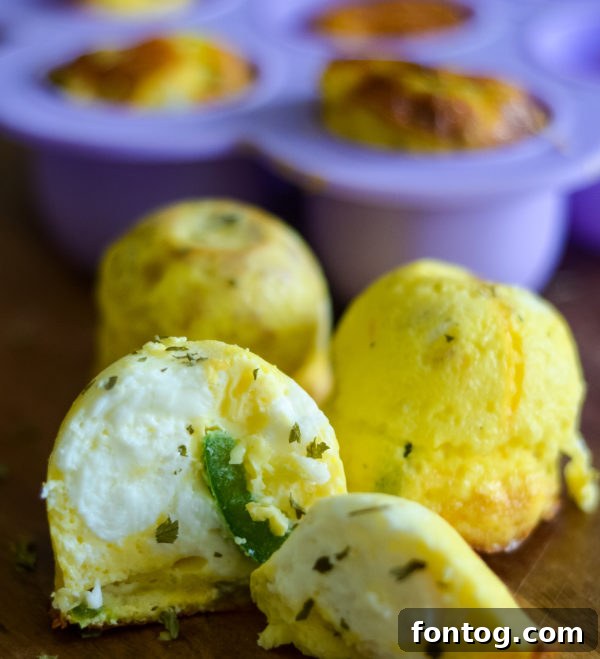 Delicious Ninja Foodi Air Fryer Egg Bites 2 Freshly cooked Ninja Foodi Egg Bites, ready for serving or meal prep