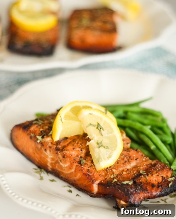 pellet grilled salmon