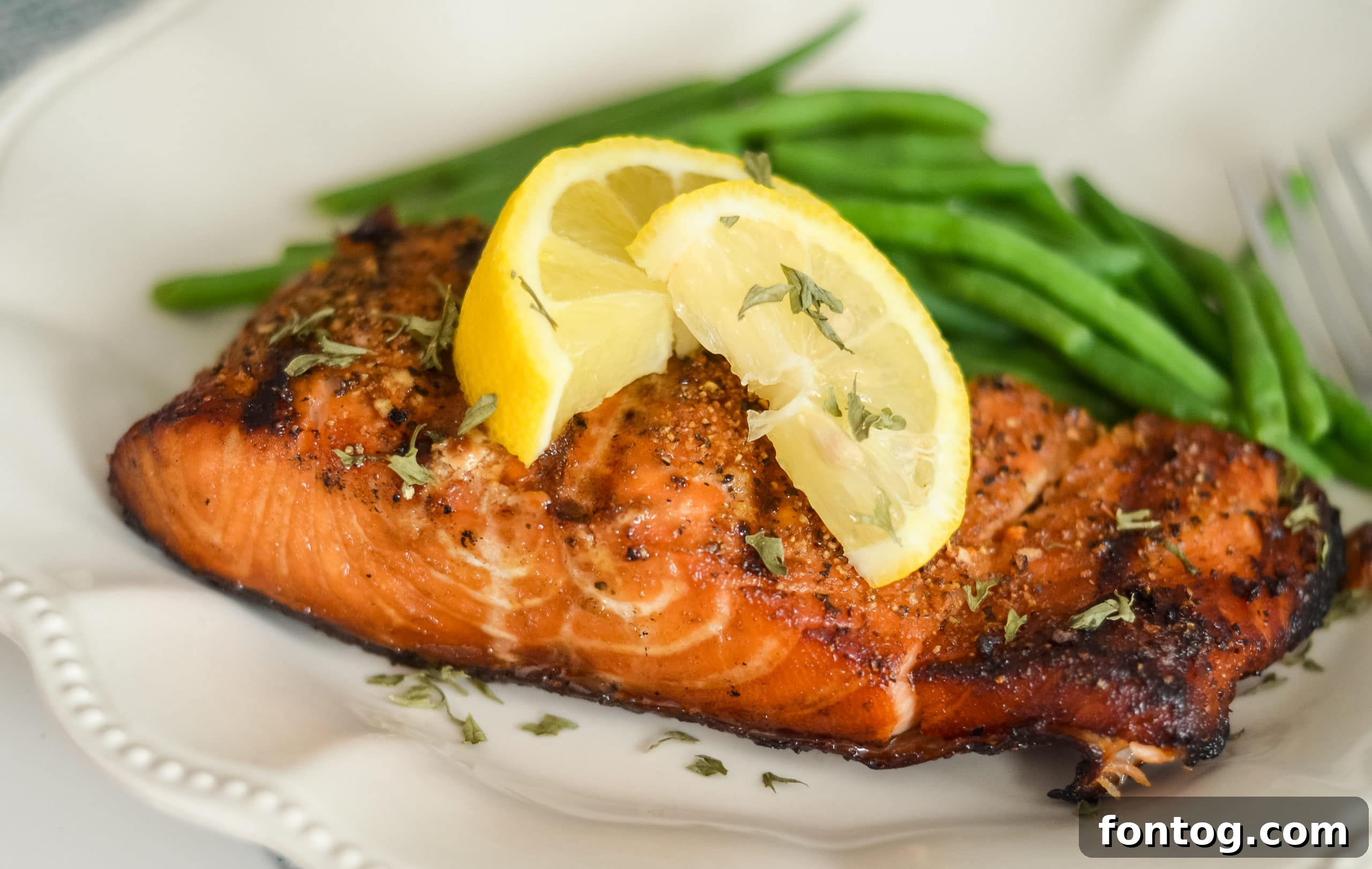 Glazed Grilled Salmon