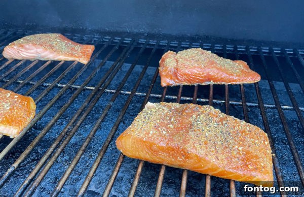 pellet grilled salmon steps