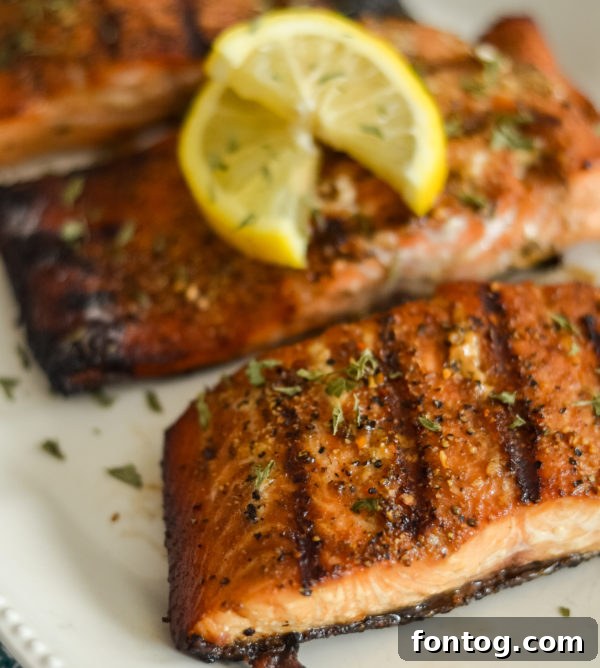 gluten free pellet grilled salmon