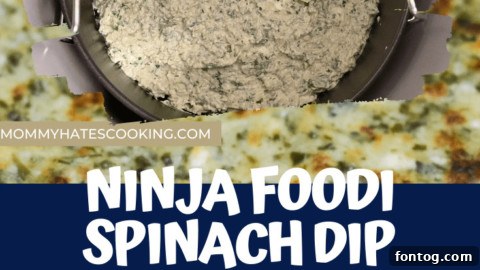 ninja foodi spinach artichoke dip