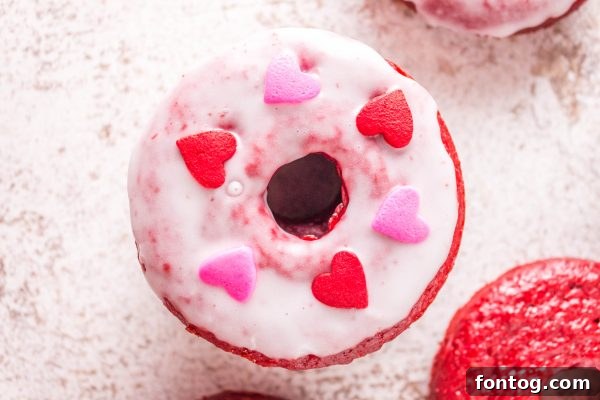Effortless Red Velvet Doughnuts 7 red velvet donuts