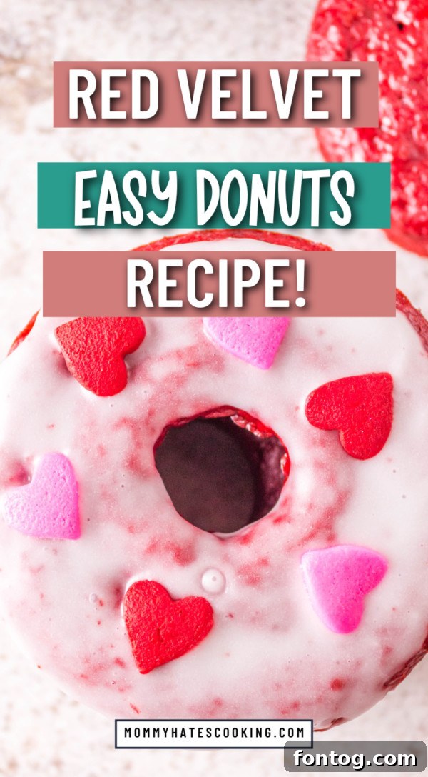 Effortless Red Velvet Doughnuts 10 red velvet donuts