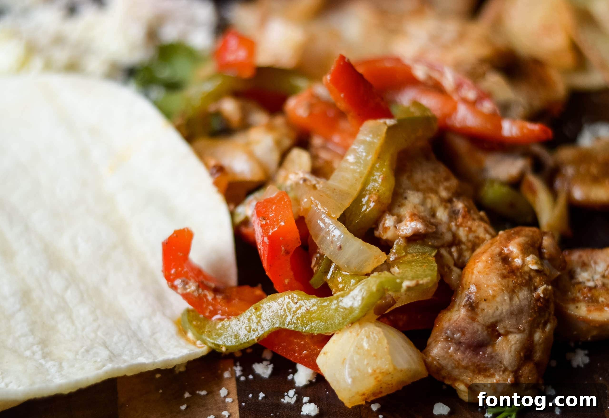 Pellet Grill Chicken Fajitas