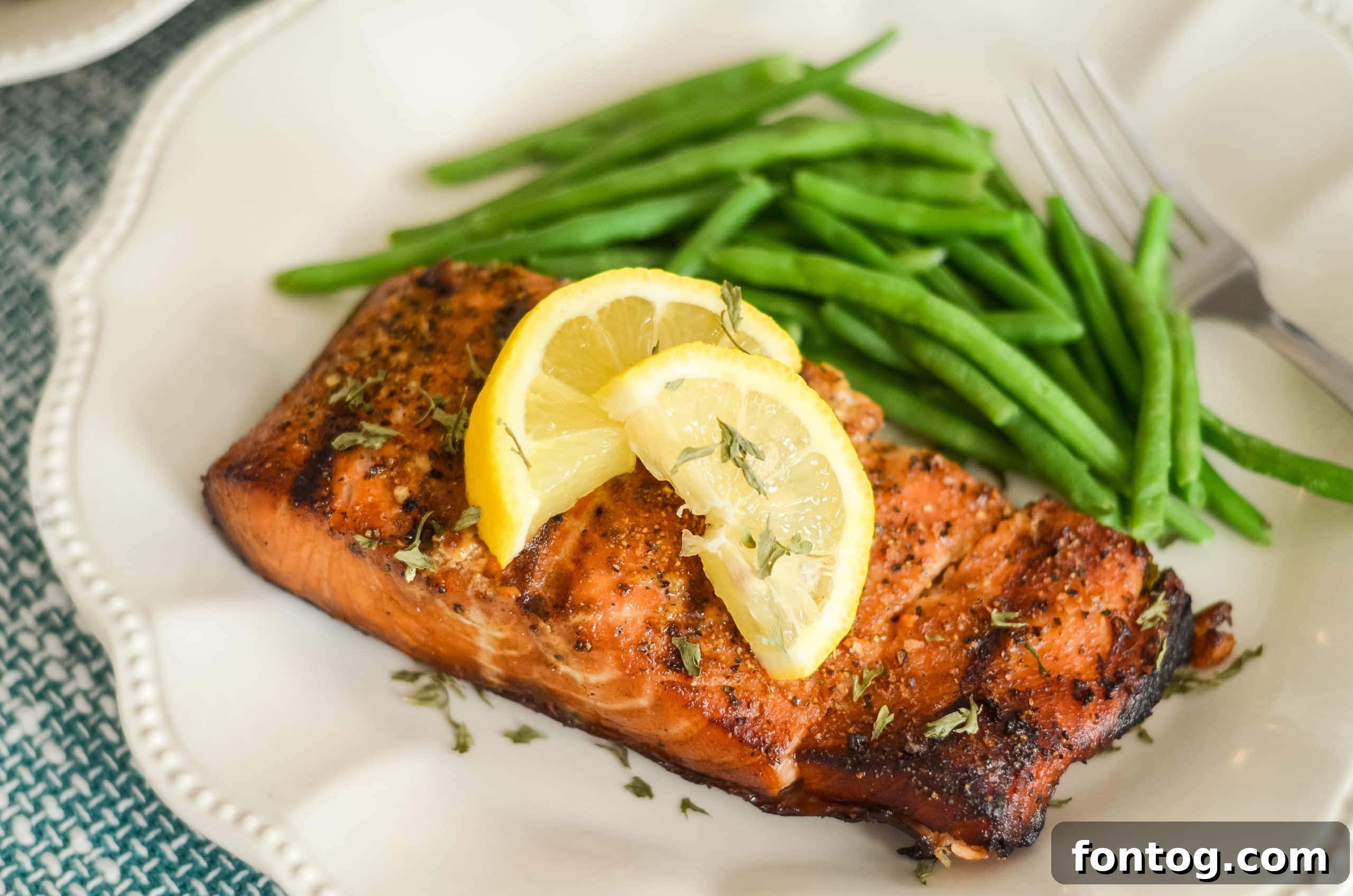 Pellet Grilled Salmon