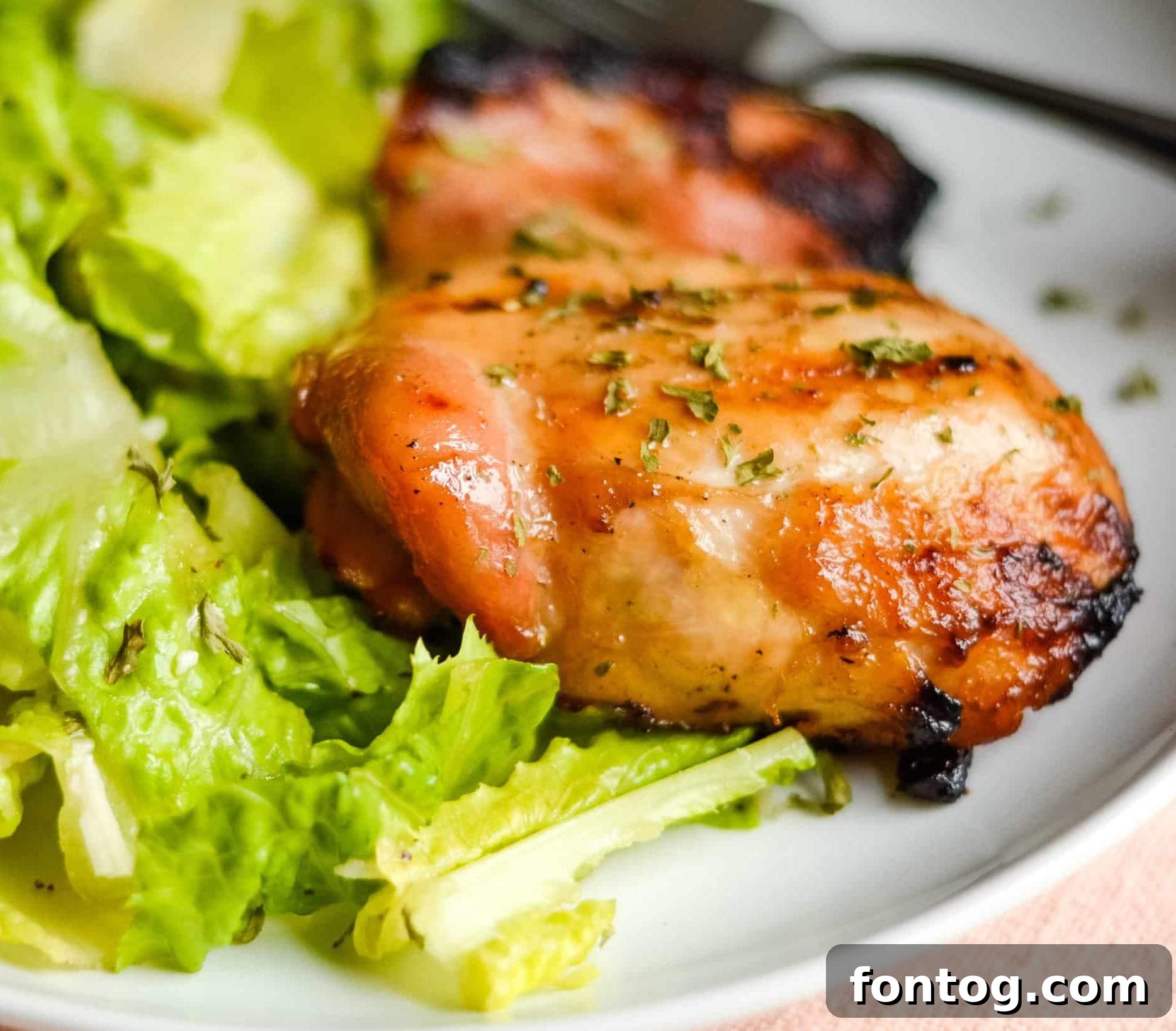 Pellet Grilled Chicken Thighs