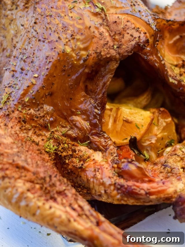 Smoked Turkey in a Pellet Grill