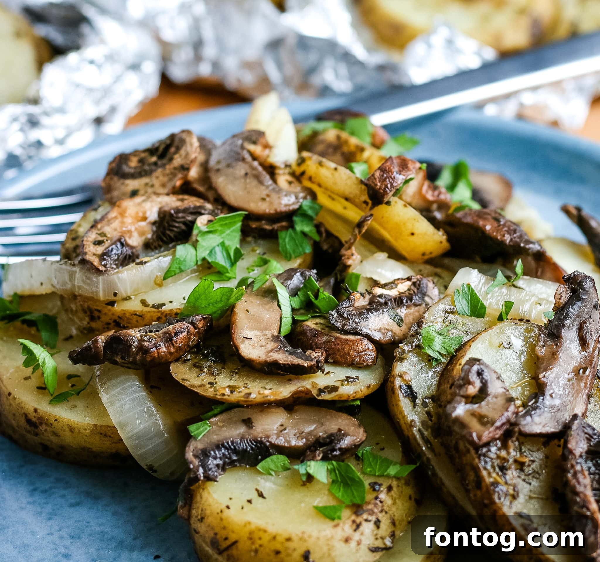 Easy Grilled Potatoes in Foil