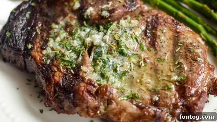 Garlic Butter Ribeyes