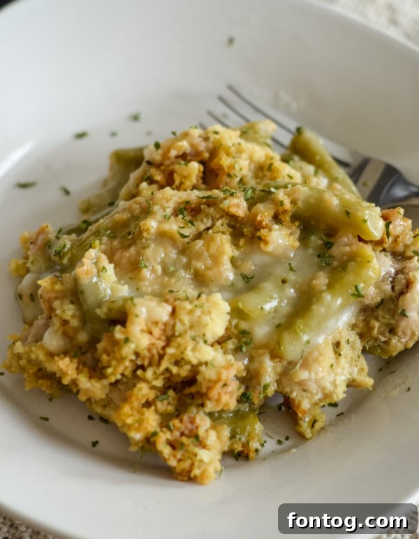 Slow Cooker Chicken and Stuffing Casserole