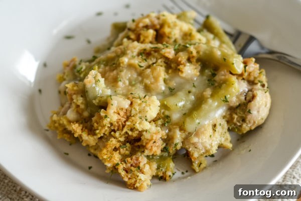 Ninja Foodi Chicken and Stuffing Casserole