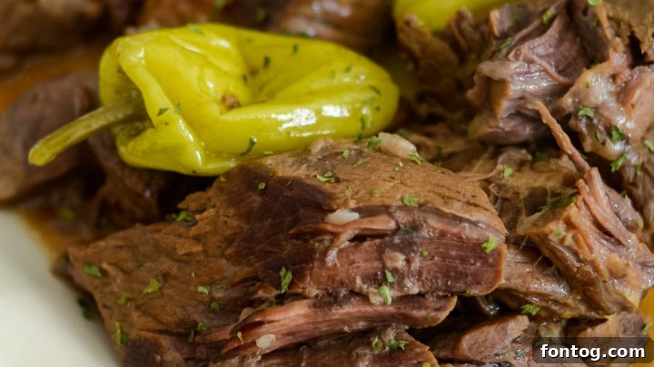 Slow Cooker Mississippi Pot Roast