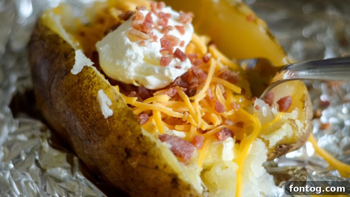 Smoked Baked Potatoes