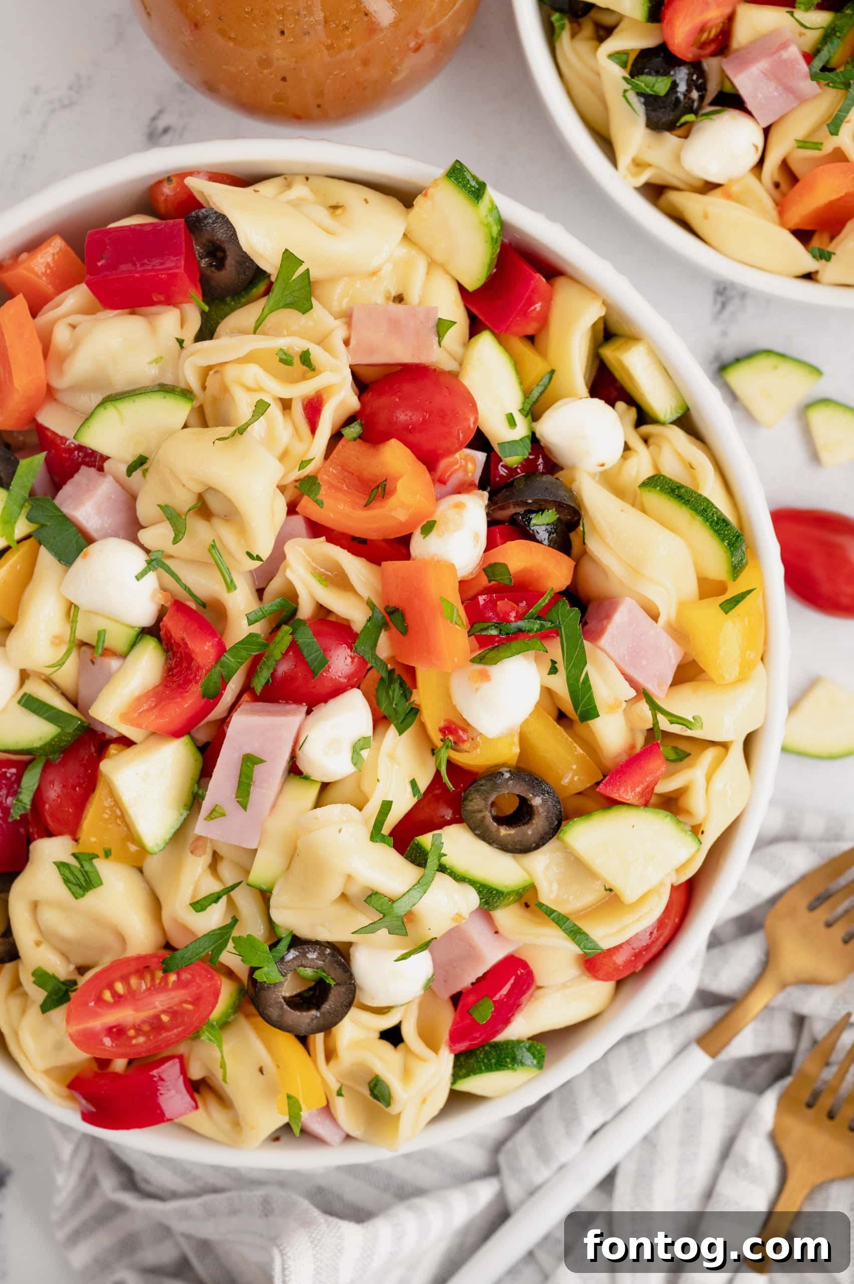 Easy Tortellini Pasta Salad