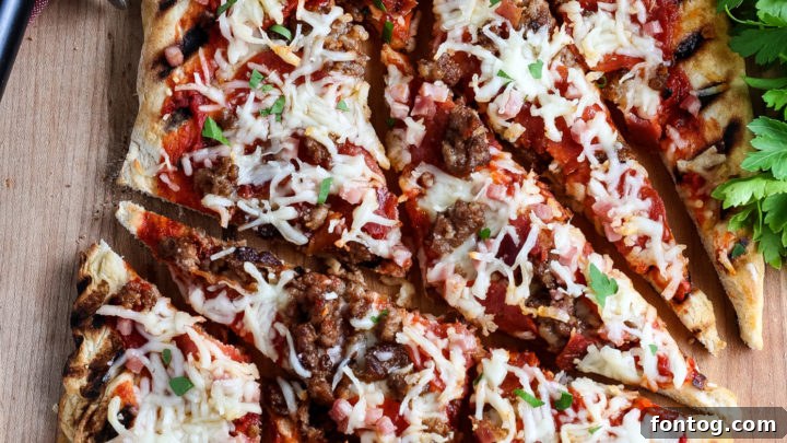 Grilled Pizza, easily made gluten-free