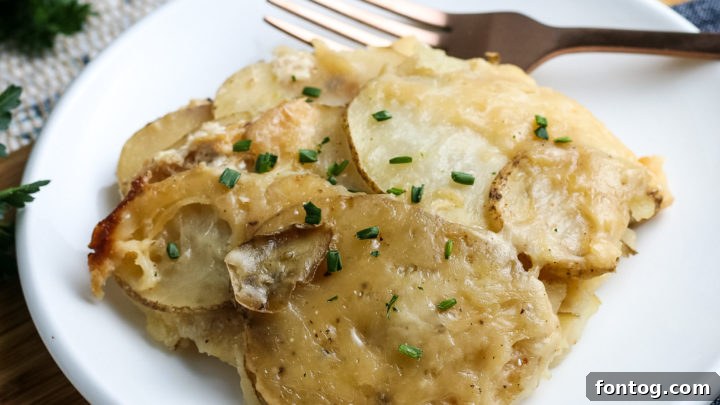 Crockpot Scalloped Potatoes, easy and gluten-free