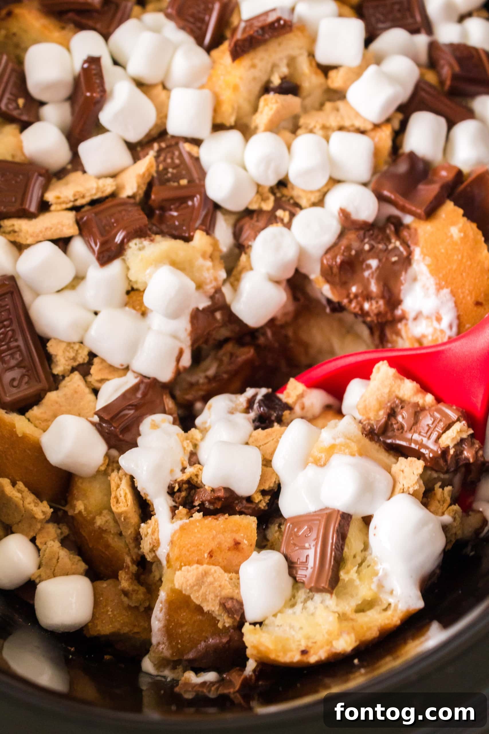 Slow Cooker S'mores French Toast Casserole