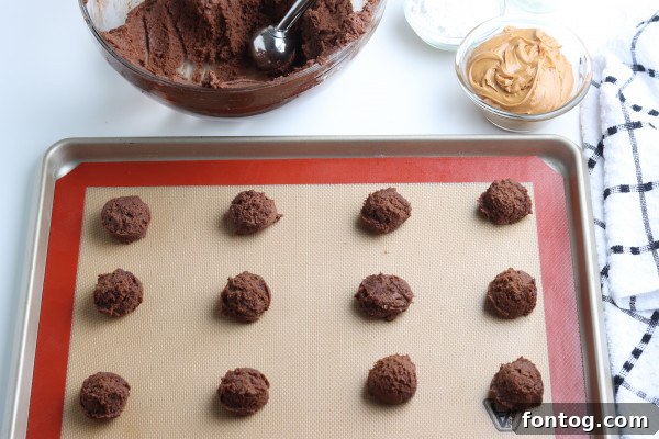 Process of preparing gluten-free buckeye cookie dough