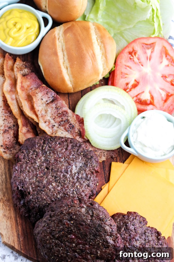 pellet grill burgers