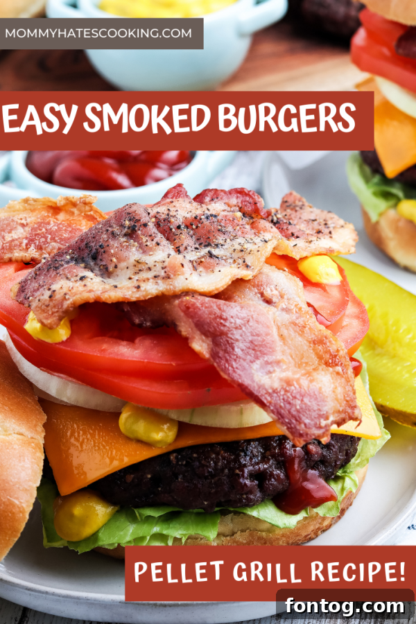 pellet grill burgers