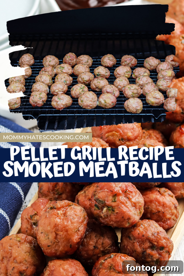 A large platter of smoked meatballs with a side of dipping sauce, perfect for a gathering