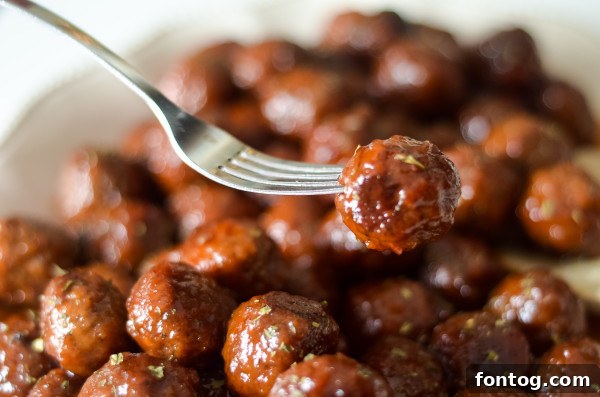 Ninja Foodi Grape Jelly Meatballs served with toothpicks