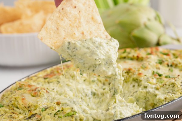 Spinach Artichoke Dip for game day