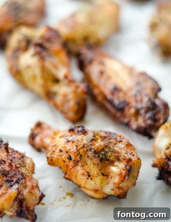 Grilled Dill Pickle Chicken Wings - another great game day appetizer
