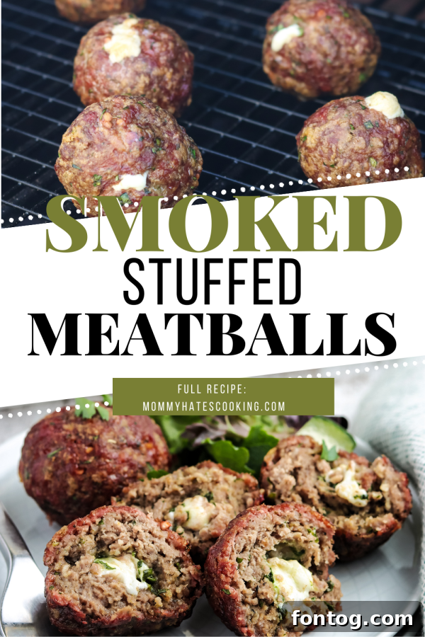 Smoked Stuffed Meatballs promotional image