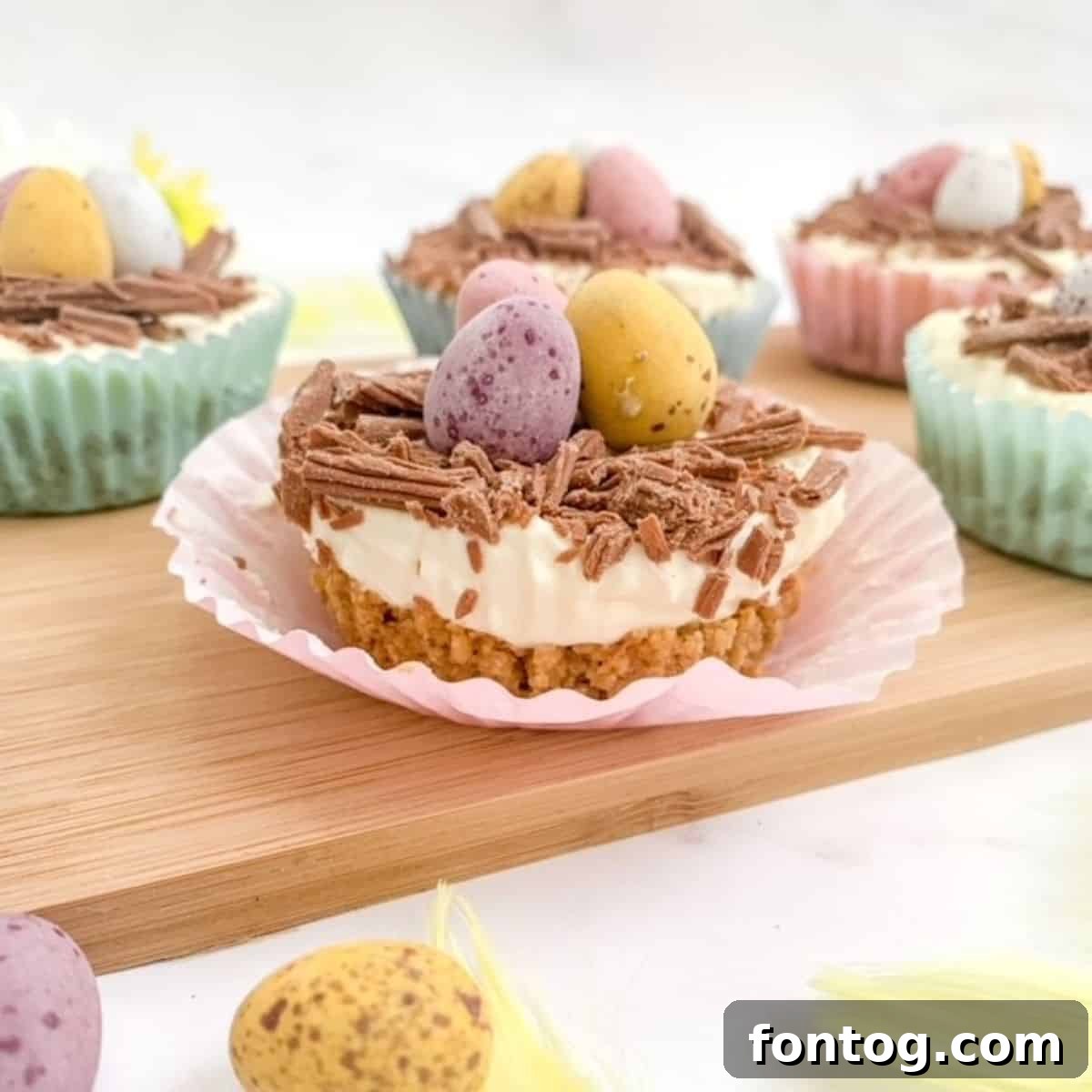 Delightful Gluten-Free Easter Desserts 26 Mini Egg Easter Cheesecake Bites (Gluten-Free)