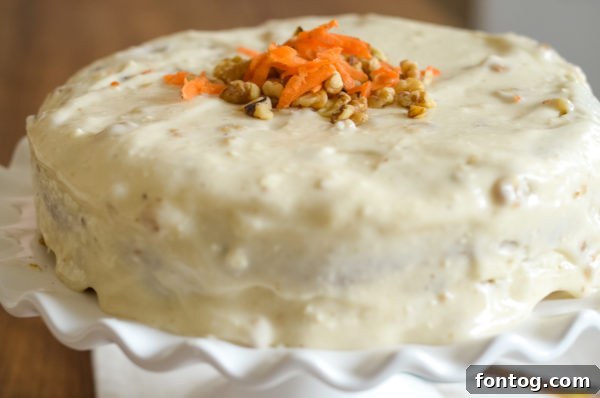 Delightful Gluten-Free Easter Desserts 5 A beautifully frosted gluten-free carrot cake, ready for Easter dinner.