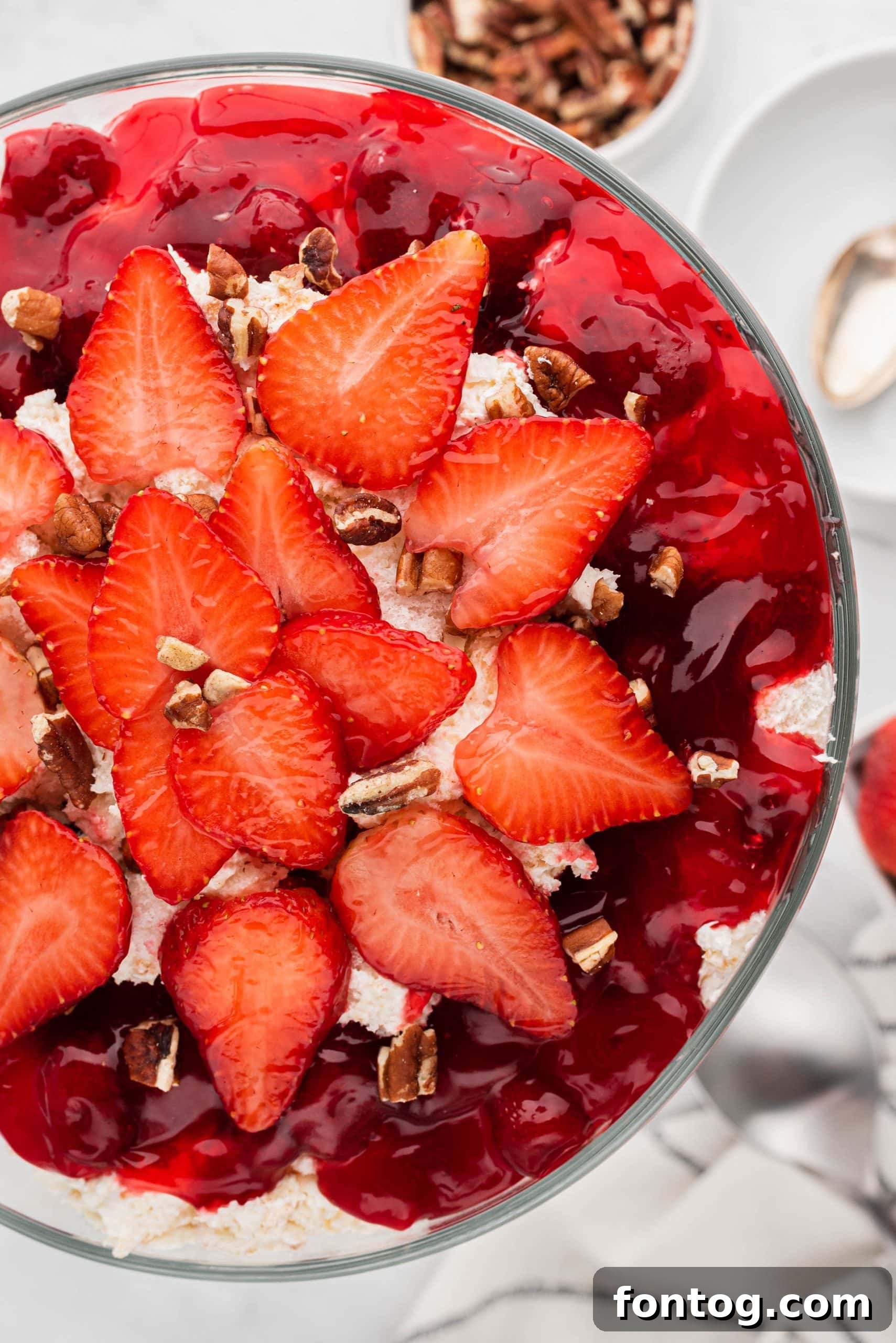 Delightful Gluten-Free Easter Desserts 7 Strawberry Angel Fluff Trifle (Gluten-Free)