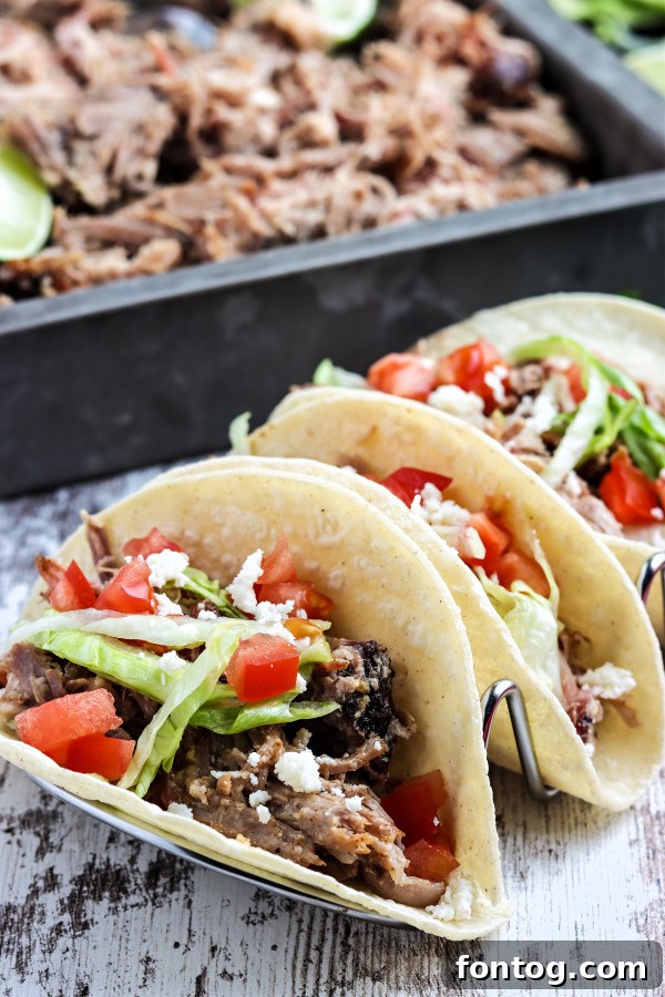 Pellet Perfection: Smoked Pork Tacos 2 smoked pork tacos
