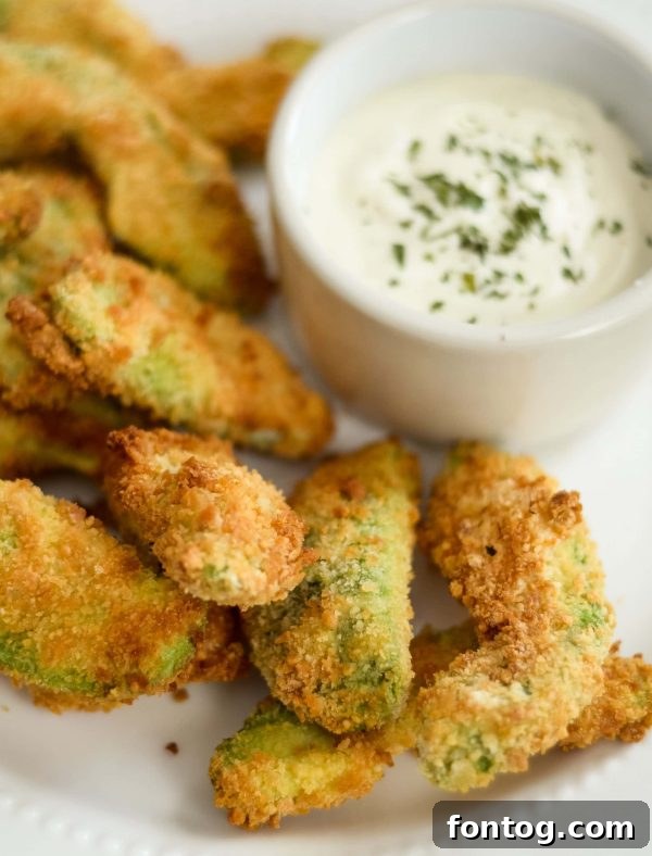 Crispy Air Fryer Avocado Fries