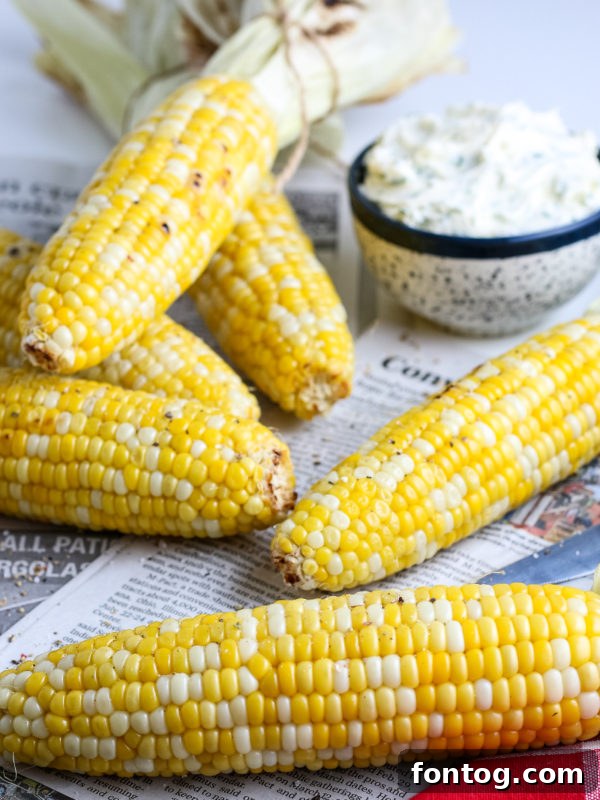 pellet grill side dish - Grilled Corn