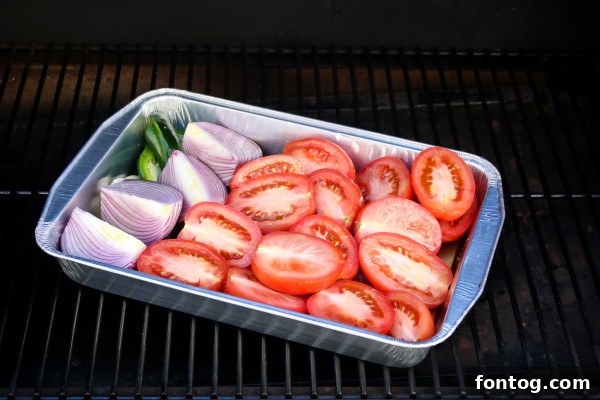 pellet grill side dish - Smoked Salsa