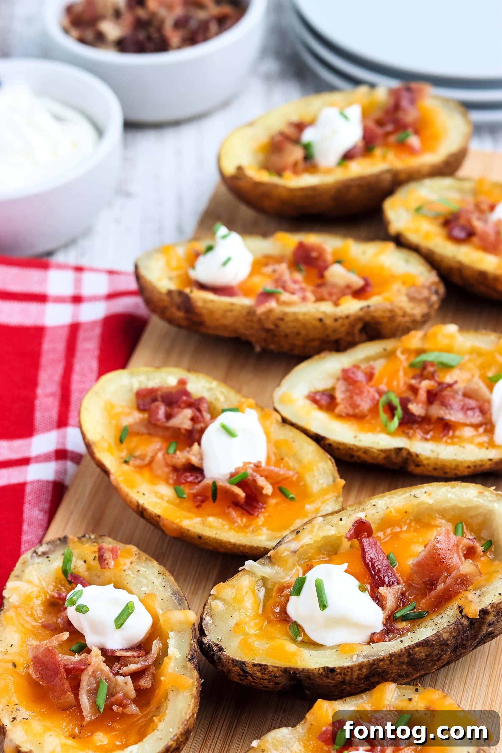 Pellet Grill Smoked Potato Skins
